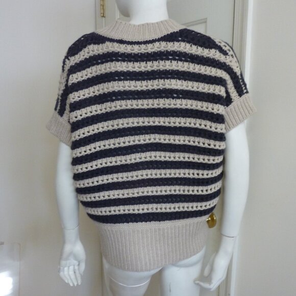 Brunello Cucinelli Women Cashmere Blend Chunky Cardigan Sweater - Picture 4 of 6